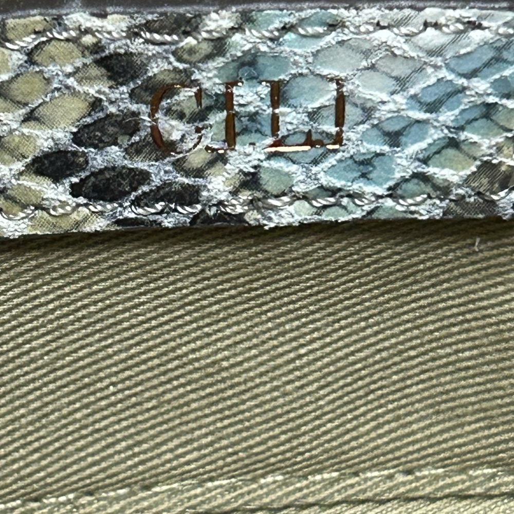 G.I.L.I Leather Snake Print Wallet NWOT - Picture 6 of 6